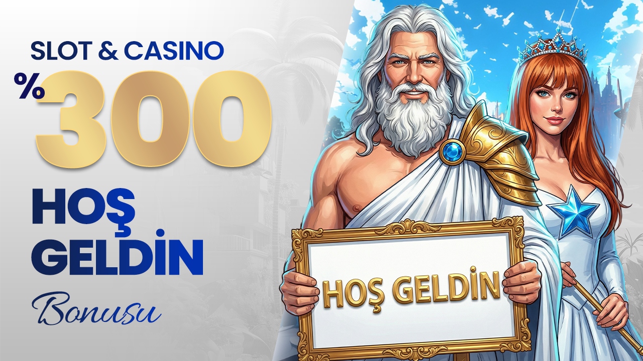 %300 CASİNO HOŞGELDİN BONUSU