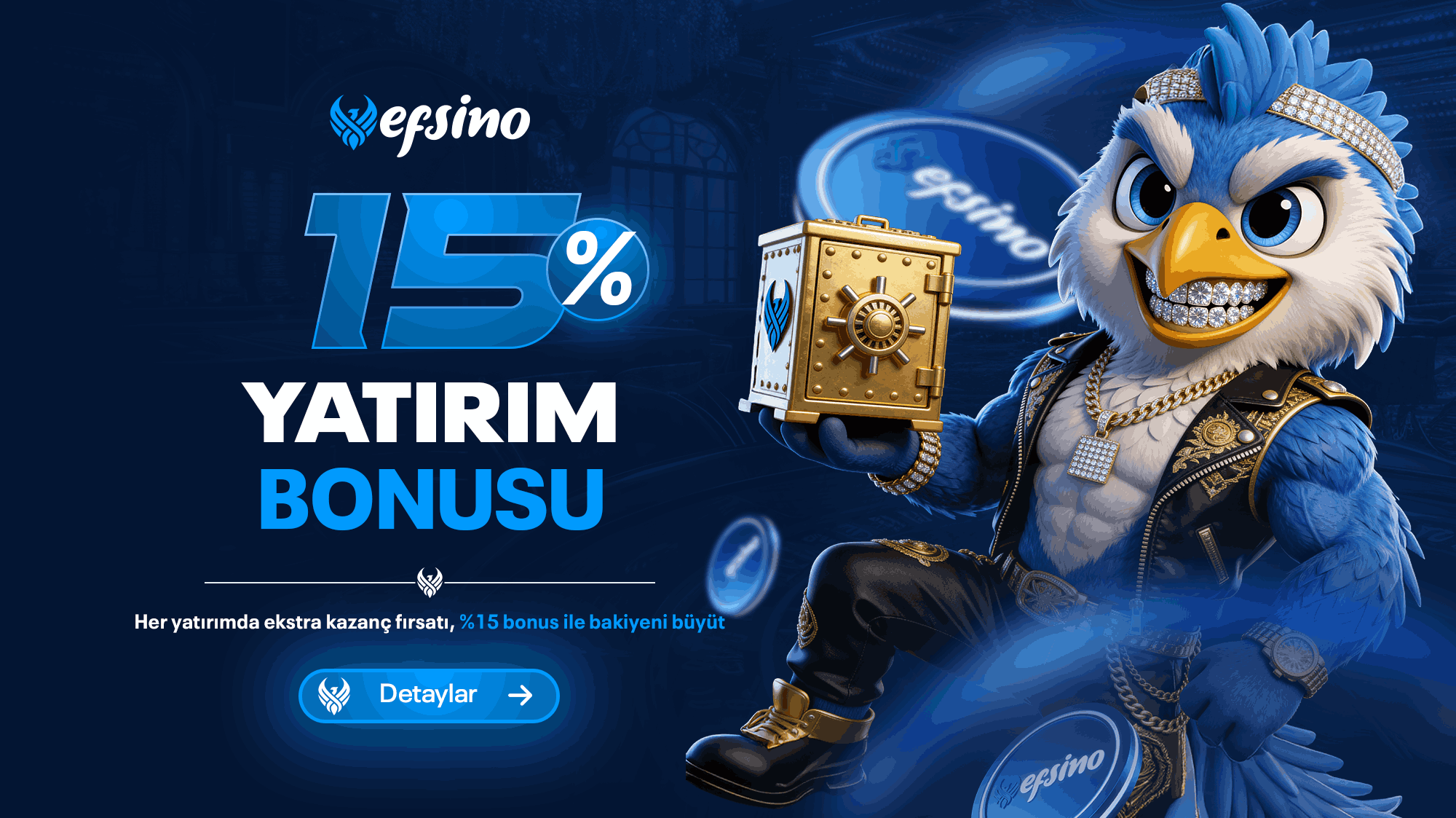 %15 CASİNO SLOT YATIRIM BONUSU
