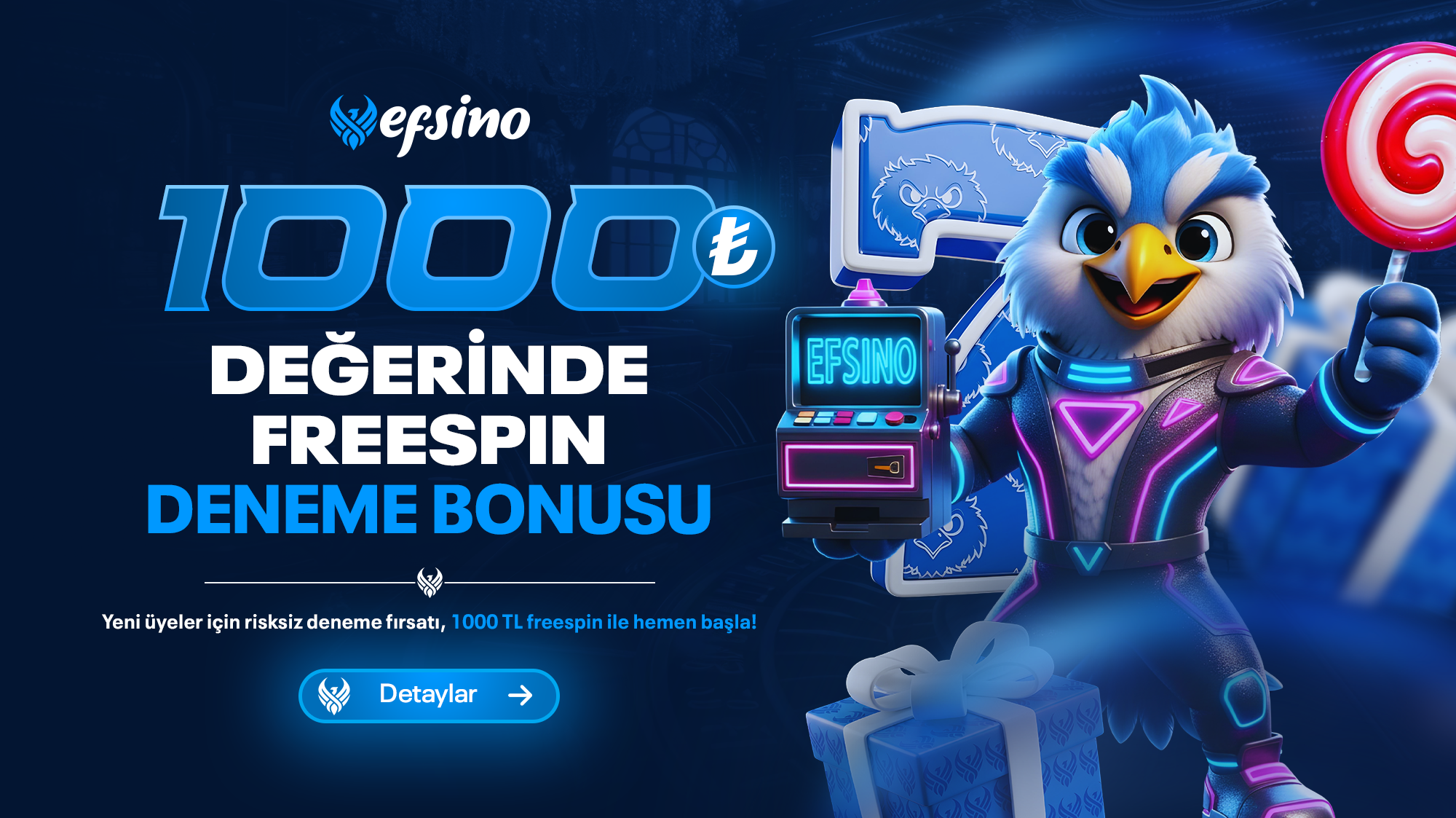 1000₺ DEĞERİNDE  FREESPİN DENEME BONUSU - Efsino