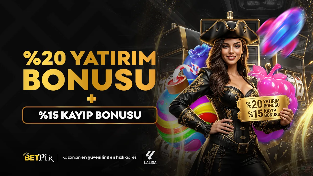 %20 Yatırım Bonusu + %15 Kayıp Bonusu