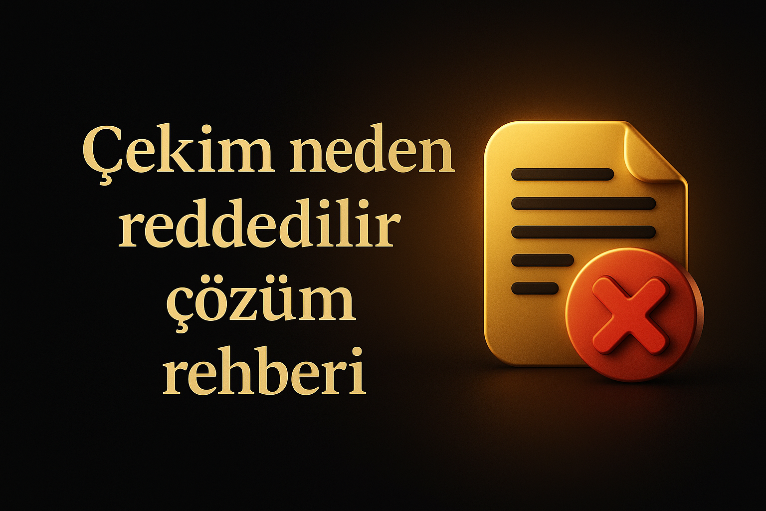 Çekim Neden Reddedilir? 2025 Çözüm Rehberi — KYC, Çevrim, Limitler