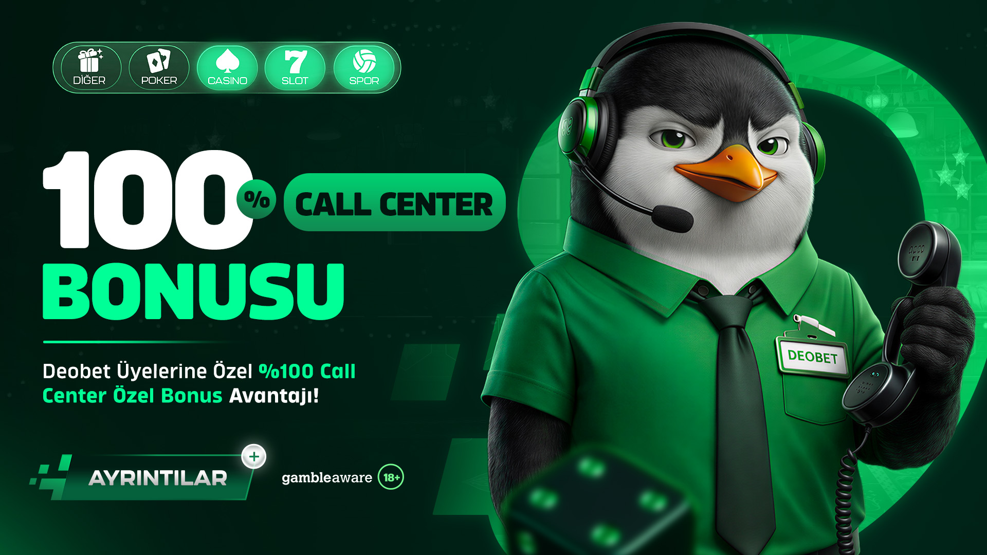 %100 Call Center Davet