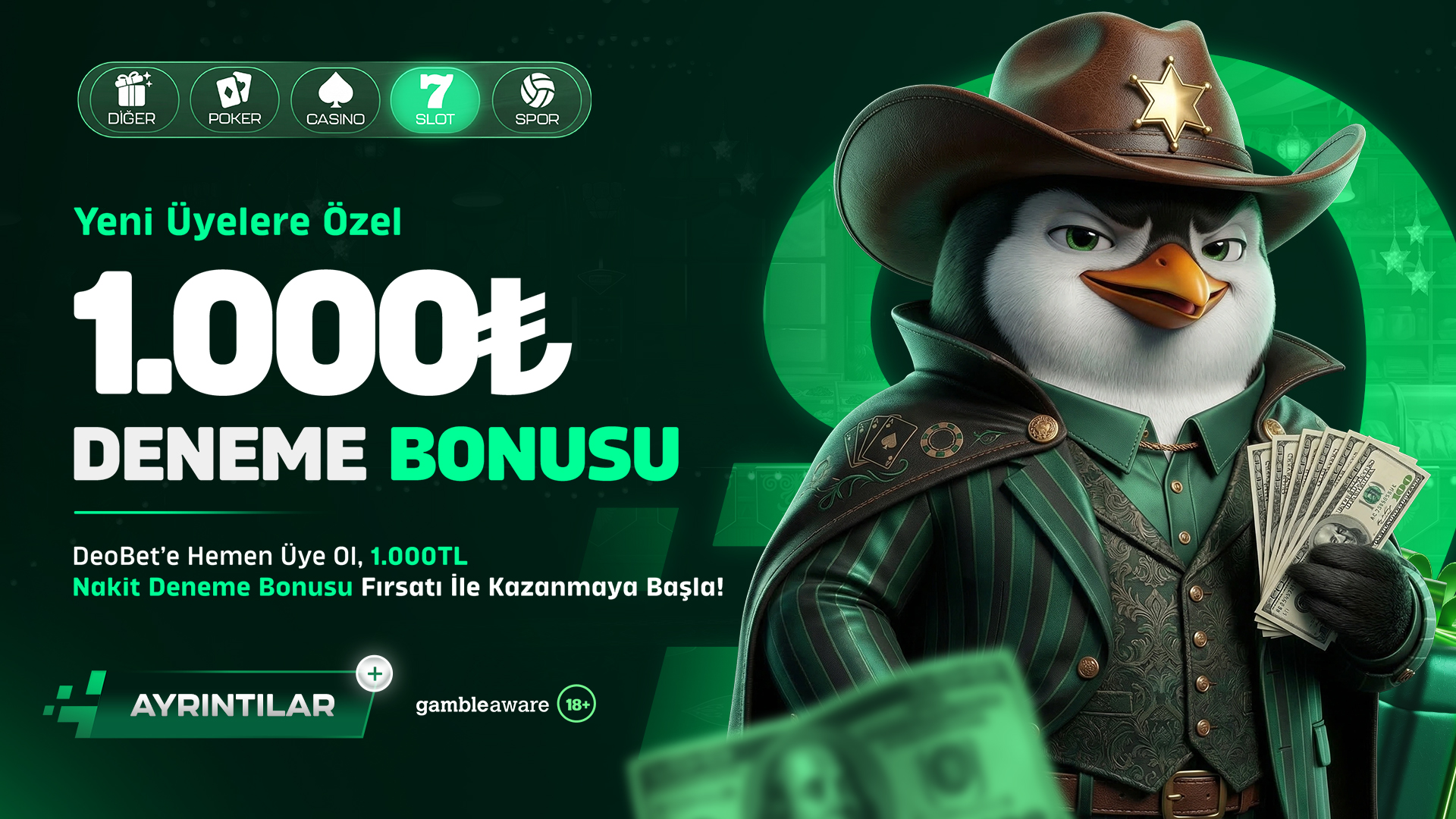 1000₺ DENEME BONUSU - Deobet