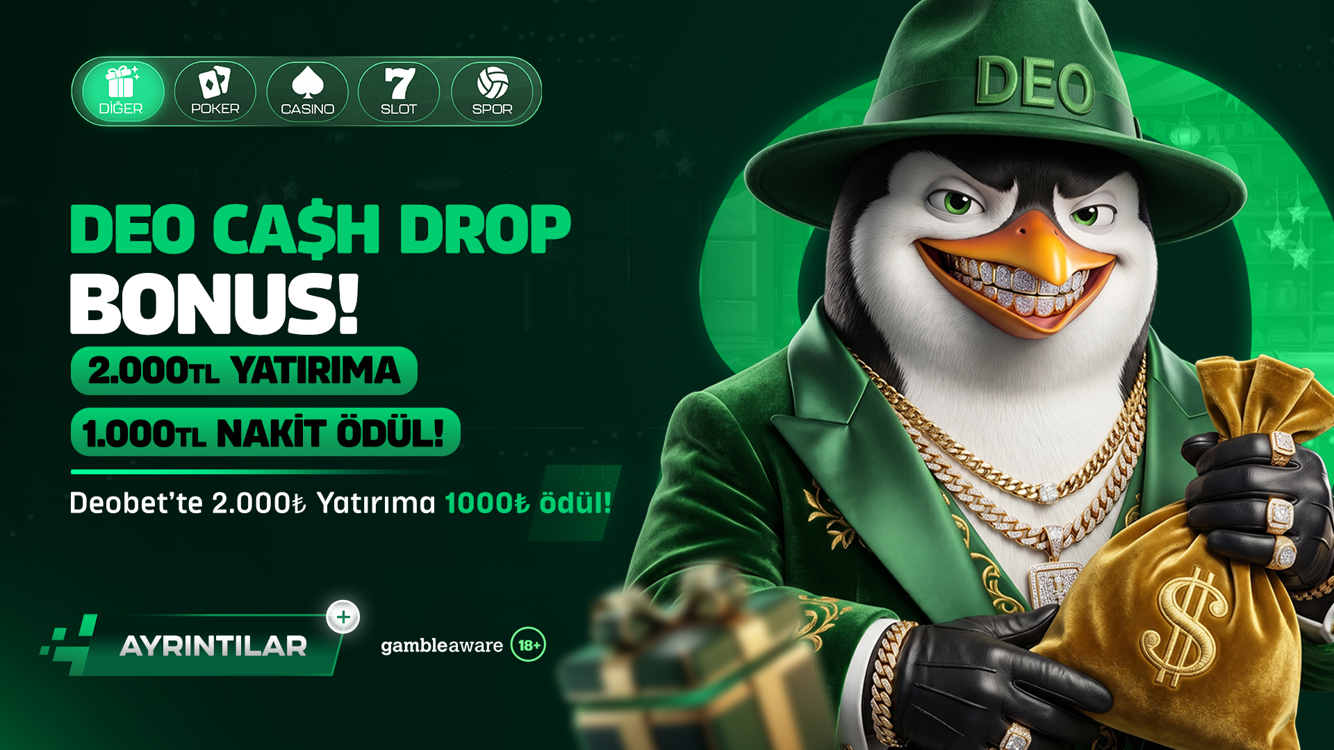 CashDrop Bonusu! 2000 ₺ YATIRIMA 1000 ₺ BİZDEN!
