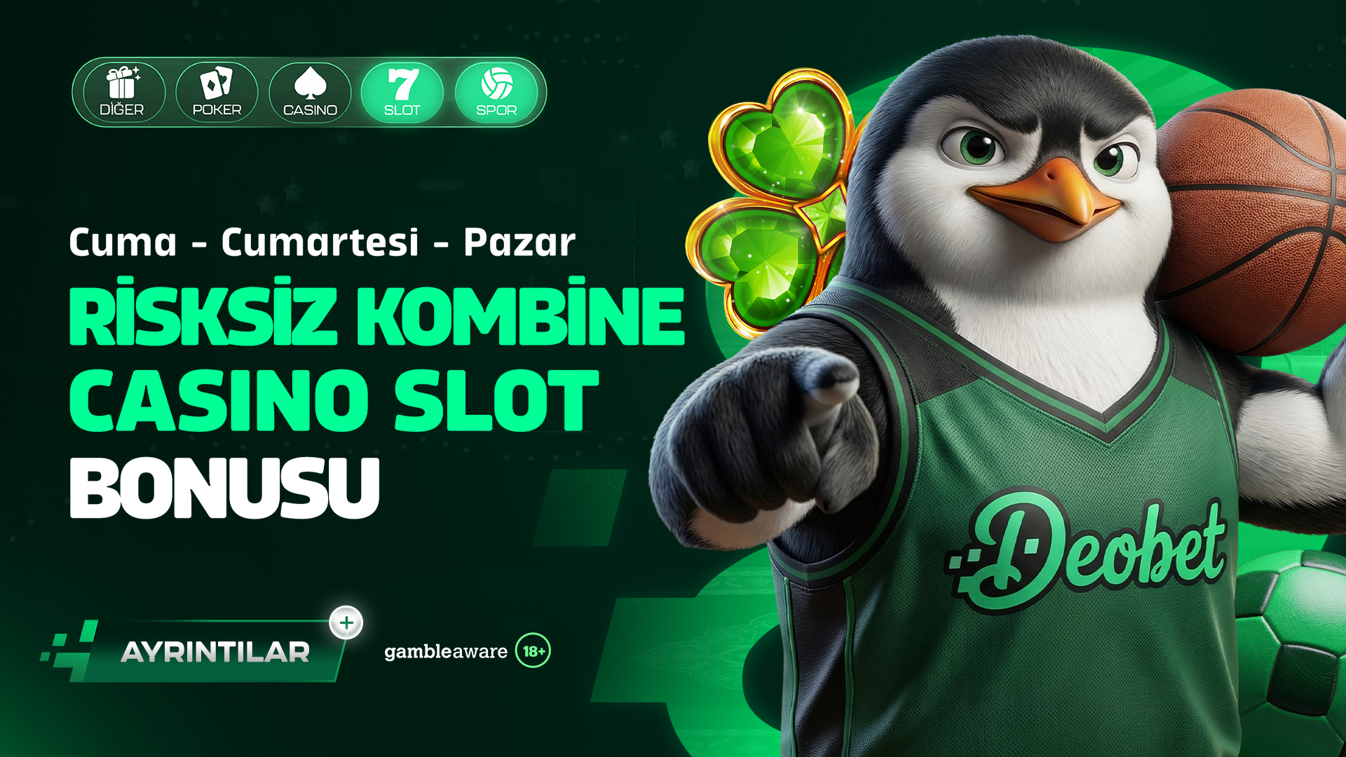 RİSKSİZ KOMBİNE & CASİNO SLOT BONUSU