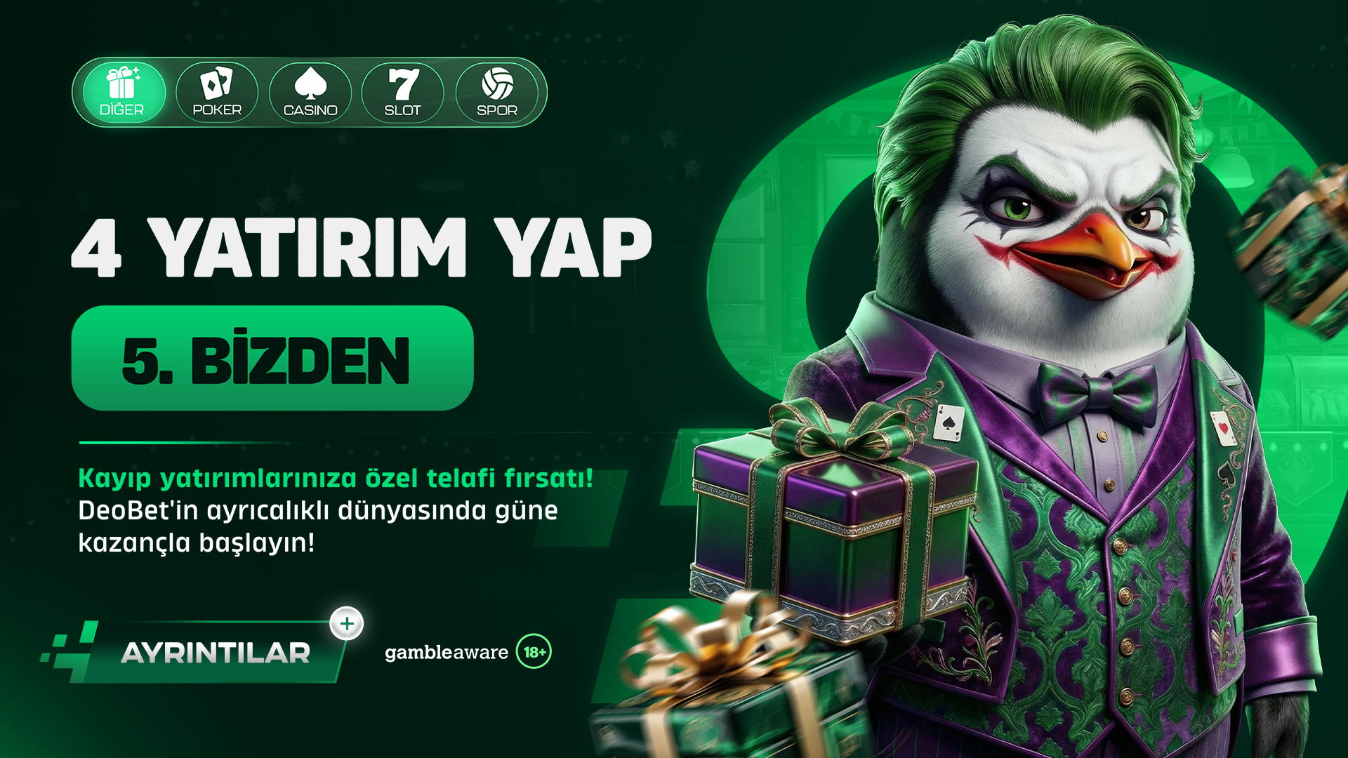 4 YATIRIM YAP 5. BİZDEN!